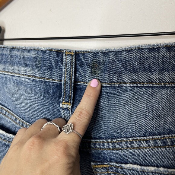 Joes Jeans Collectors Edition Ryla Womens 27 Distressed Denim Jean Shorts Frayed - Picture 7 of 9